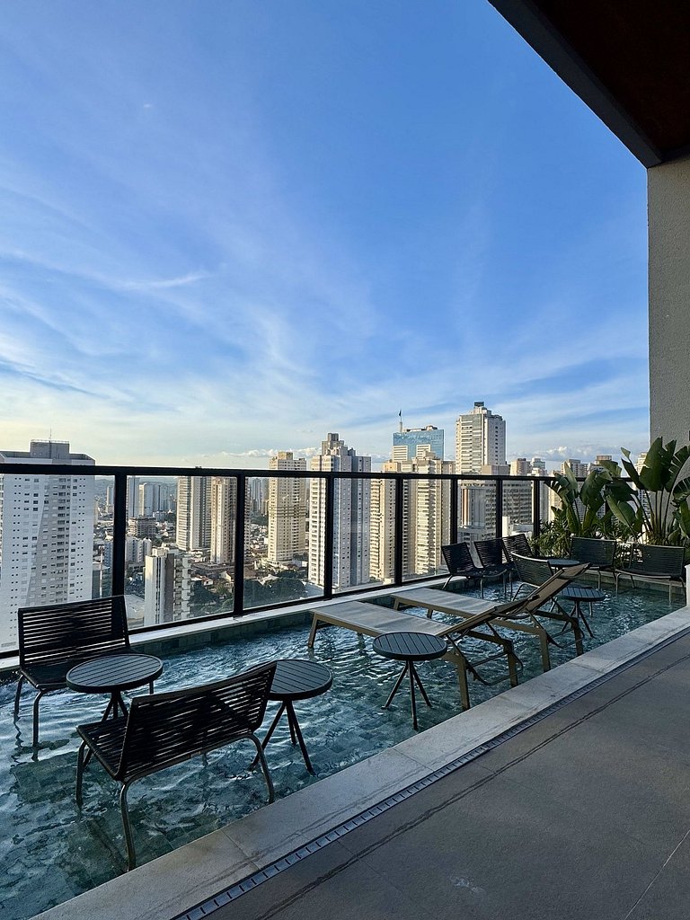 Viva o skyline de Goiânia - Apê de luxo 6 pessoas