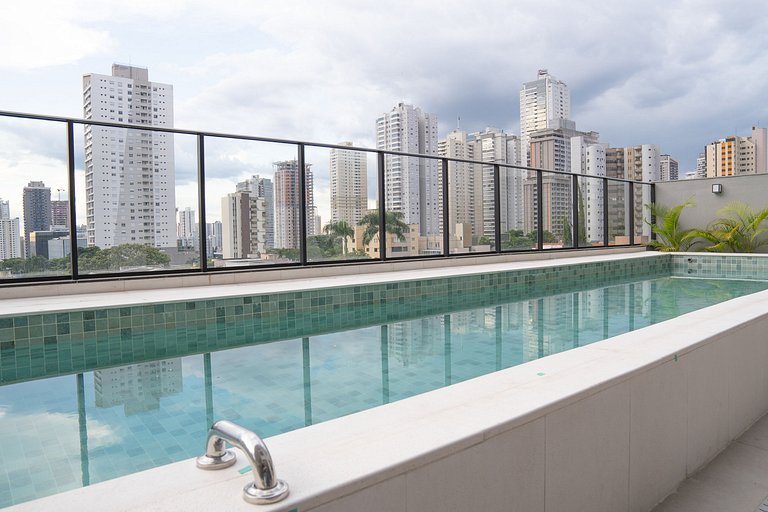 Viva o skyline de Goiânia - Apê de luxo 6 pessoas